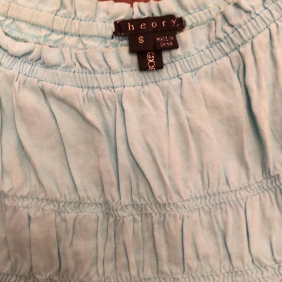 Theory Turquoise Top - Picture 2 of 2